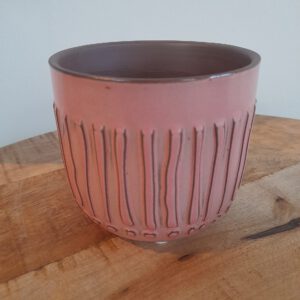 Floor pot roze blauw
