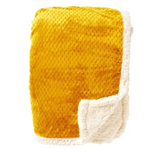 Plaid cody 150 x200 geel