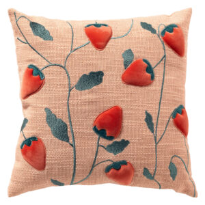 sierkussen strawberry 45 x 45